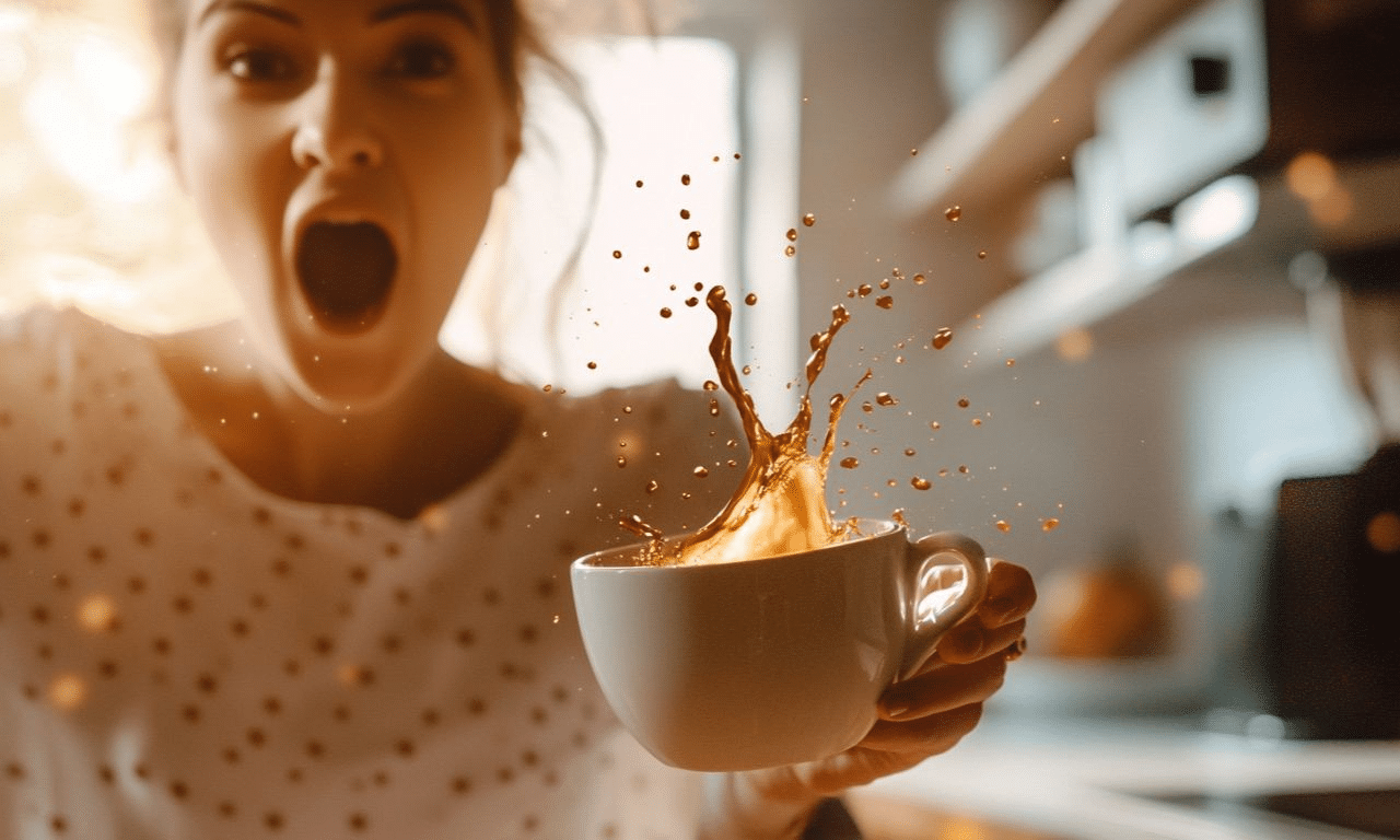 De verrassende keukenkast-truc voor hardnekkige koffievlekken